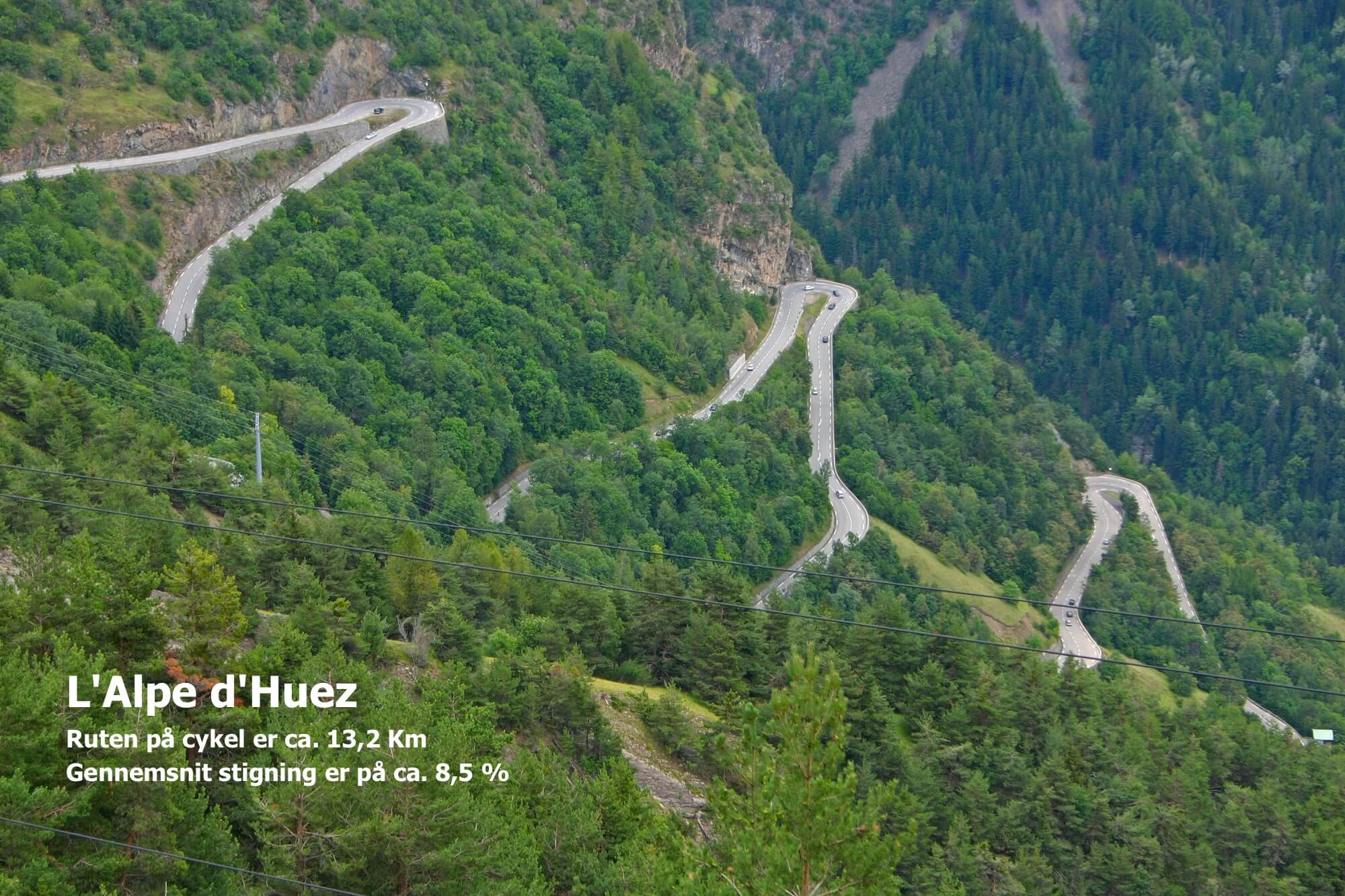 køre op ad Alpe d'Huez på cykel